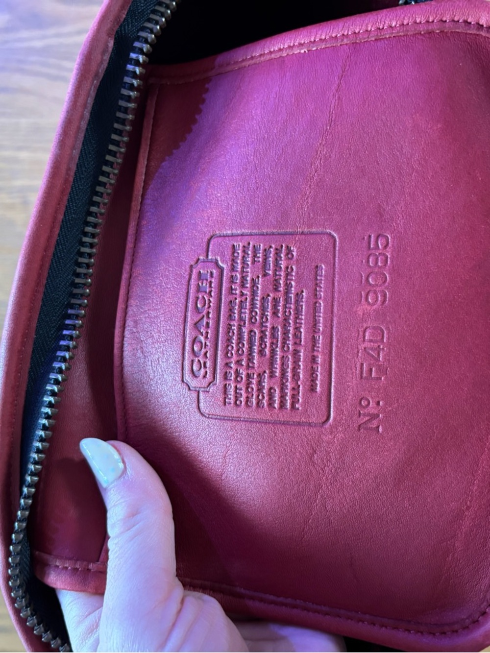 Vintage Coach Duffle sac XL 9085 with Brass Hardware - Picture 5 of 5